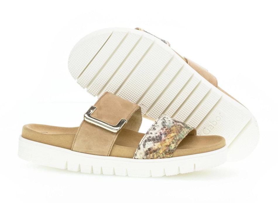 Gabour | Exclusif 4374050 - Daim Caramel Et Imprimé Serpent